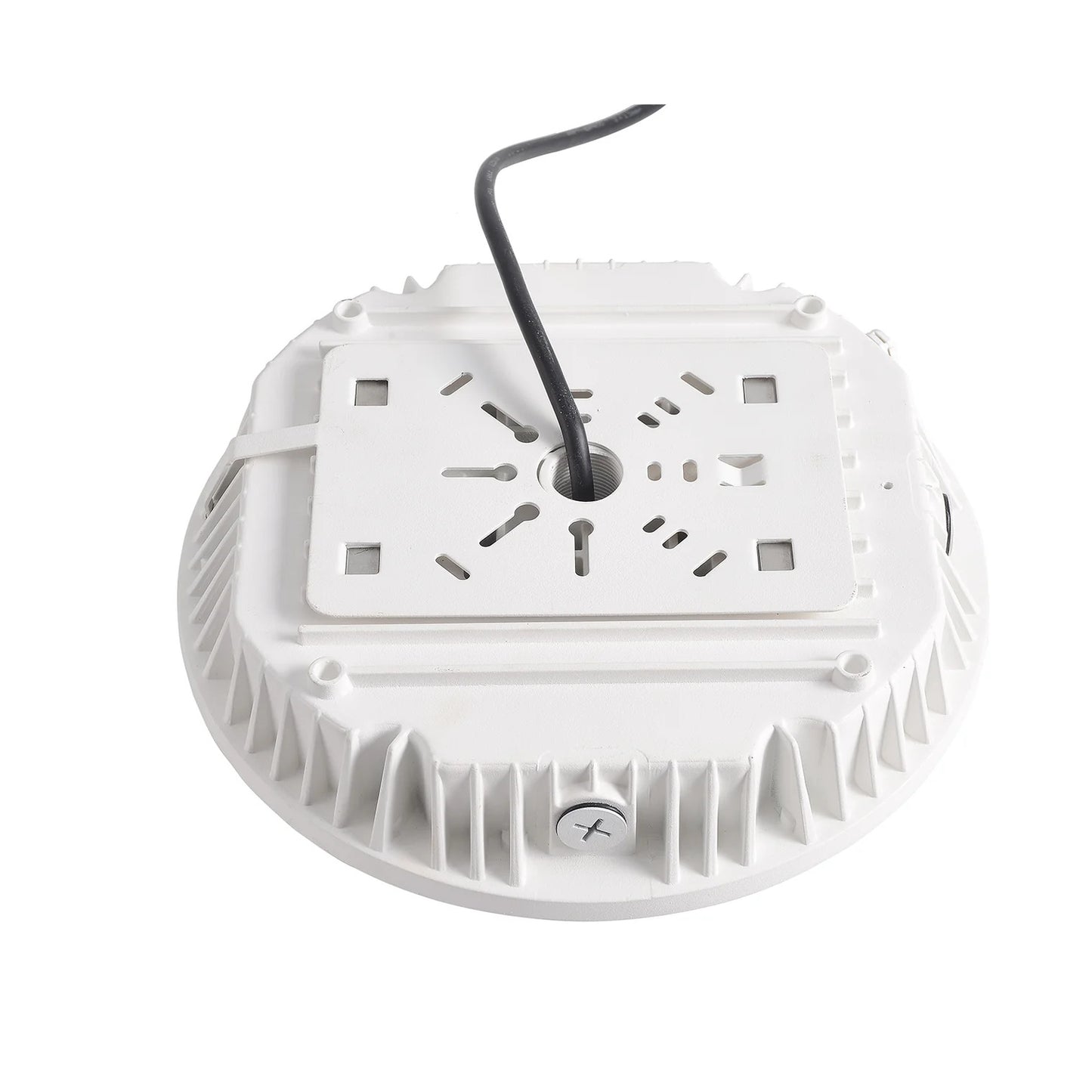 80W Round Explosion-proof Low Bay Light Class 1 Division 2 CCT 5000K (2 pcs)